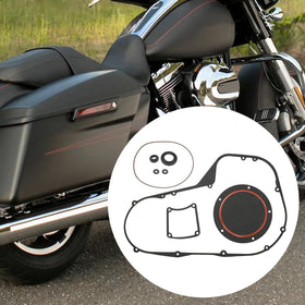 Saihisday-installed on Road King after service showing leak-free primary appearance