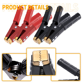 Saihisday clamp mounted on battery terminal demonstrating secure electrical connection