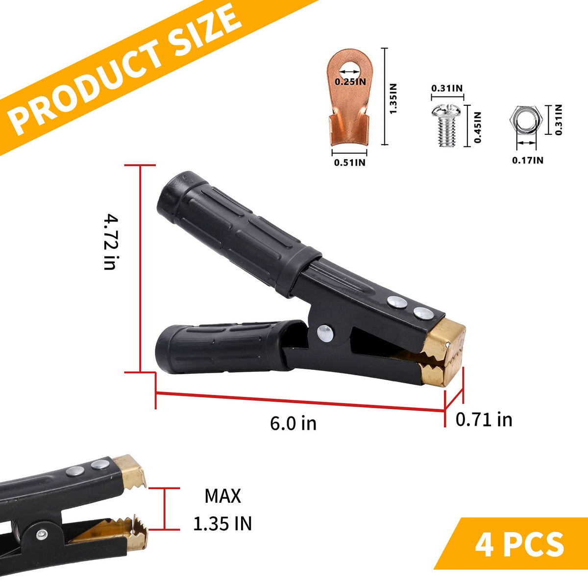 Saihisday package contents with screws and nuts illustrating easy installation and readiness