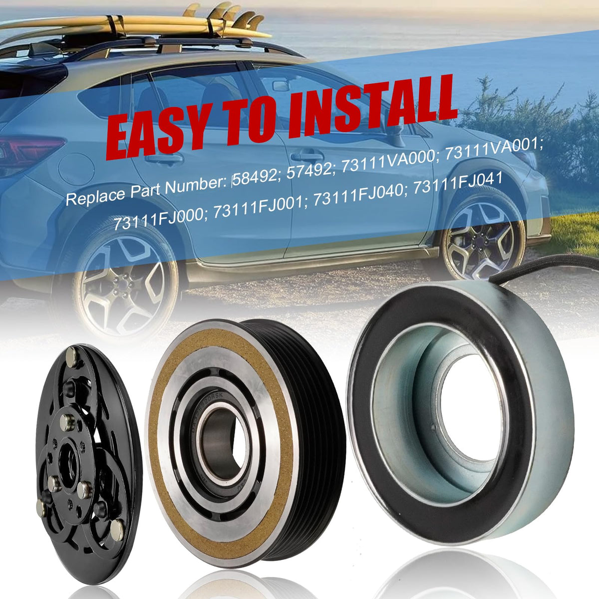 Saihisday packaging with part numbers for easy compatibility verification