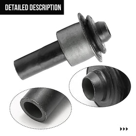 Saihisday bushings next to ruler showing dimensions for accurate fit confirmation