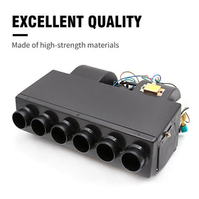 Saihisday side profile showing electrical thermostat and 12V connections for easy control