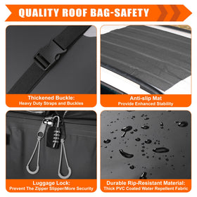 Sailnovo accessories laid out with hooks lock mat and organizer for complete installation kit
