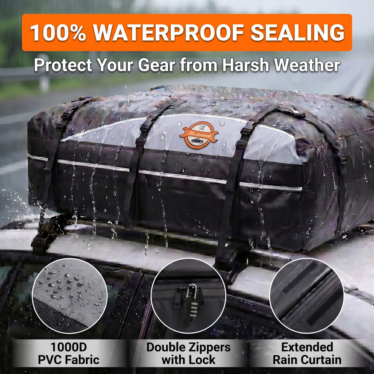 Sailnovo anti-slip mat and reinforced straps preventing cargo shift