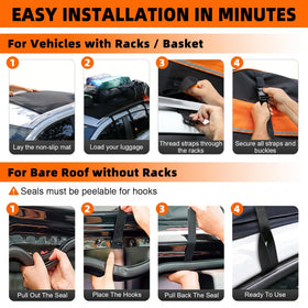 Sailnovo anti-slip mat under bag protecting vehicle paint benefit