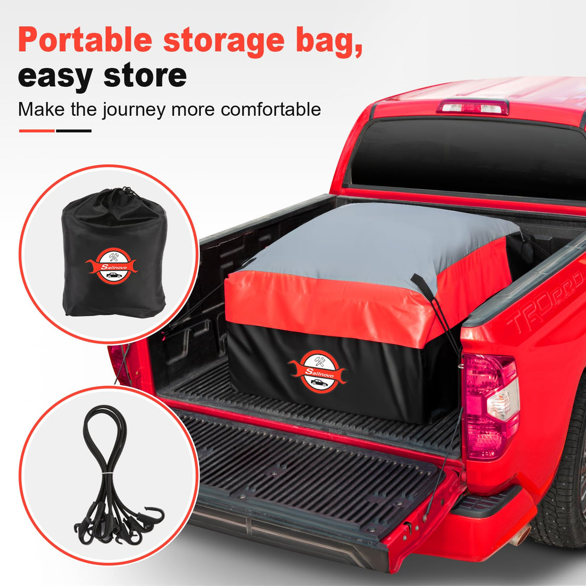 Sailnovo bungee hooks and anchors showing secure attachment