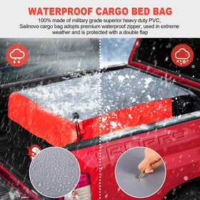 Sailnovo close-up of welded seam and waterproof zipper showing durability