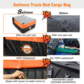 Sailnovo bag loaded with suitcases demonstrating high 26 cu ft capacity