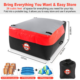 Sailnovo folded in included storage bag showing compact storage
