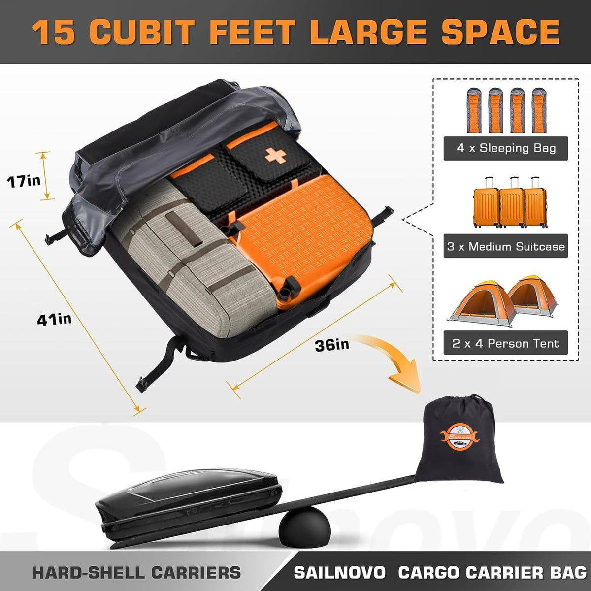 Sailnovo close-up zipper showing heavy-duty waterproof protection