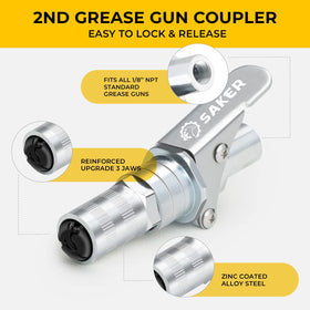 Saker coupler beside ruler showing 18mm joint for compatibility benefit