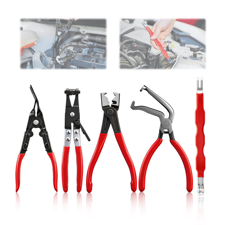 Saker front packaging with five tools showing kit benefits