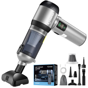 Saker HL157 front view showing compact silver body and handheld convenience