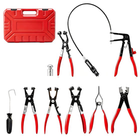 Saker toolkit overview showing all 9 pieces for quick clamp removal