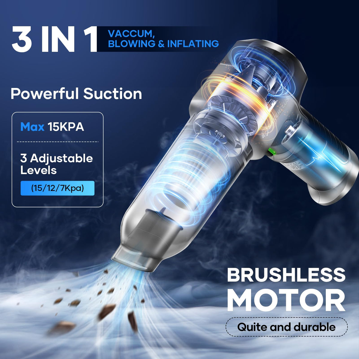 SakerPlus HL137 full accessories laid out for versatile cleaning and convenience