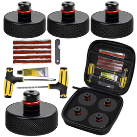 Salahii front packaging showing complete jack puck kit and case for easy trunk storage