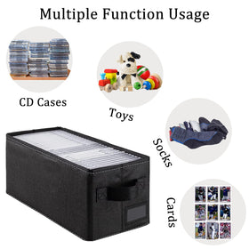 Salajory folded flat case demonstrating compact storage and space saving