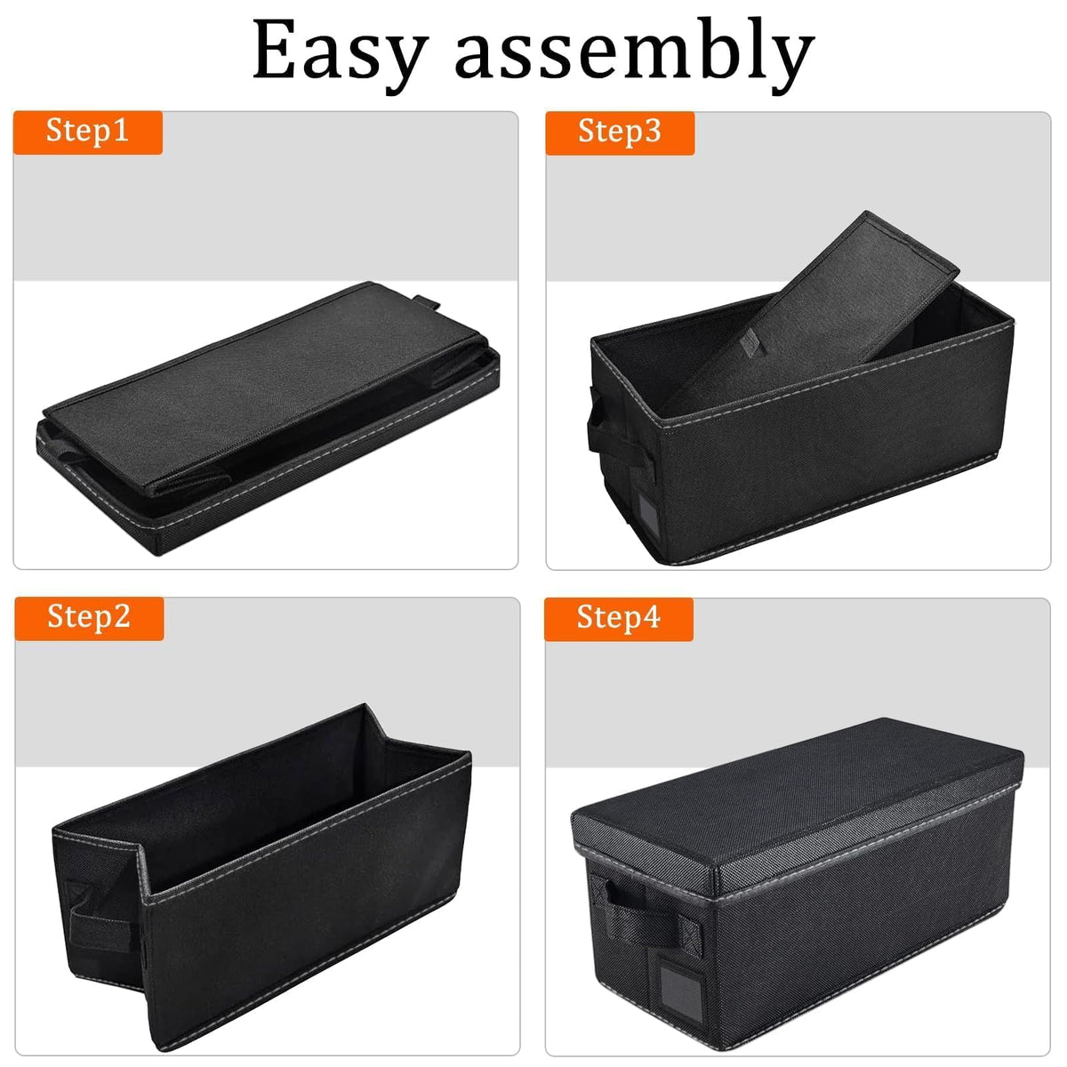 Salajory in car storage placed on a backseat for travel convenience