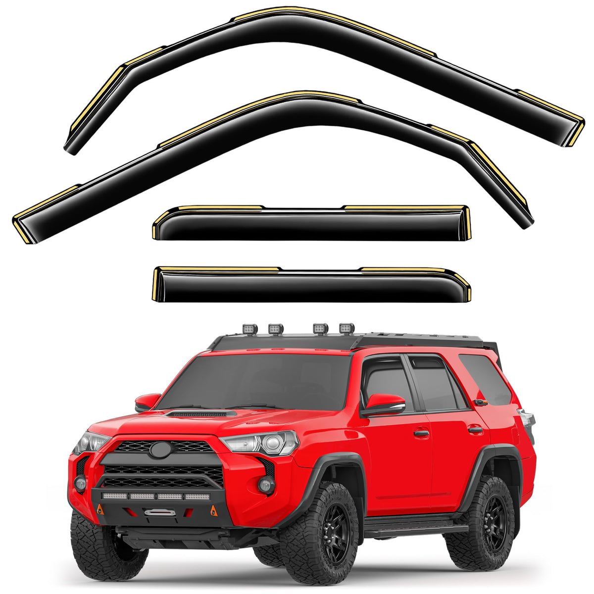 saleago installed on Toyota 4Runner front profile showing sleek protection and improved airflow