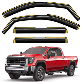 saleago front view on Silverado showcasing sleek fit and weather protection