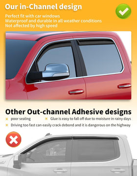 saleago driver view with window ajar showing ventilation and odor reduction