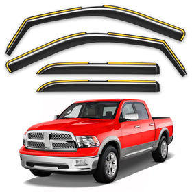 saleago front deflector on Ram showing sleek fit and improved airflow