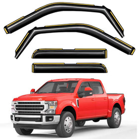 saleago front packaging showing full visor set and included parts, highlights easy install