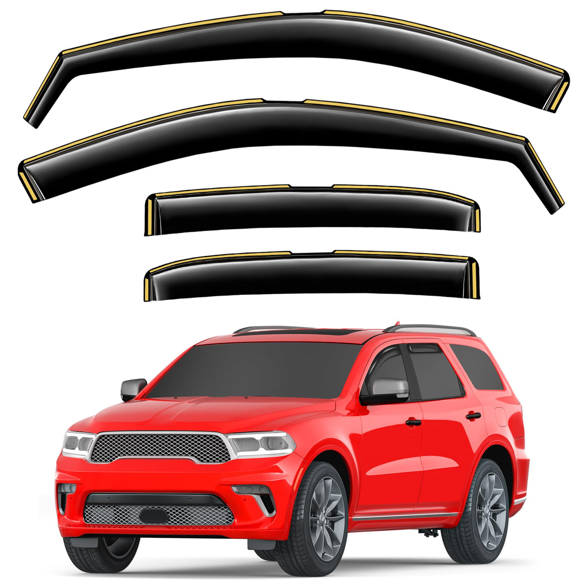 saleago front profile on Dodge Durango showing sleek fit and improved airflow