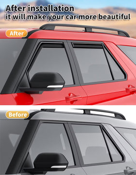 saleago deflecting rain from partially open window to keep cabin dry