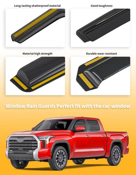 saleago on Tundra driving in rain illustrating ventilation while keeping water out benefit