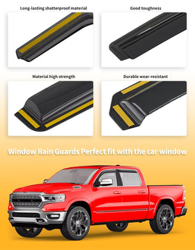 saleago rear door deflector installed showing consistent fit across doors