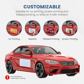 SALEX close-up of vinyl print surface texture for clearer printing results