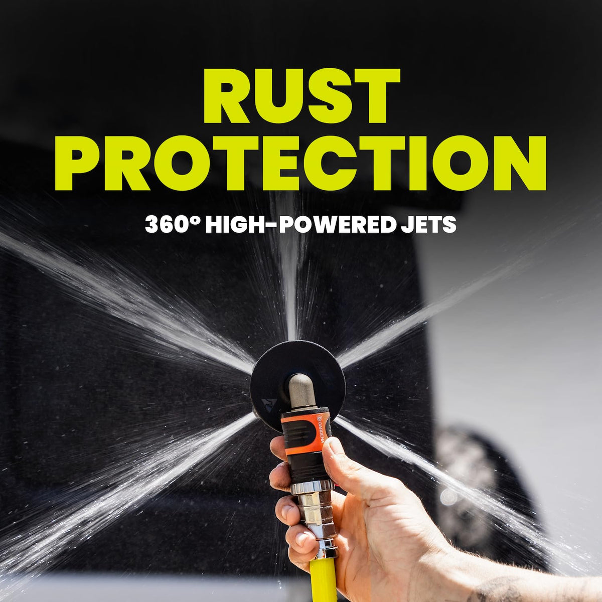 Salt Shift extension hose and US garden-hose adapter included for instant setup