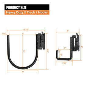 SALUINOKI large J-hook close-up showing heavy steel construction benefit