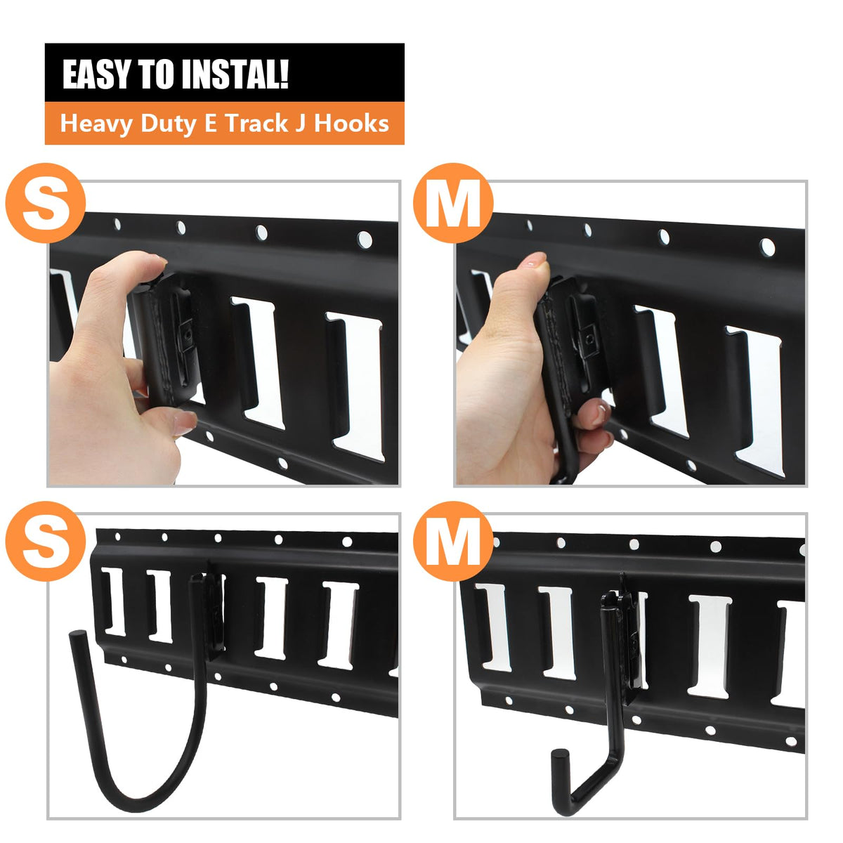 SALUINOKI small J-hook detail showing compact profile and corrosion resistance