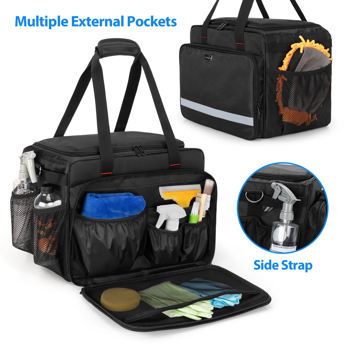 samdew inside with removable dividers for customizable organization benefit