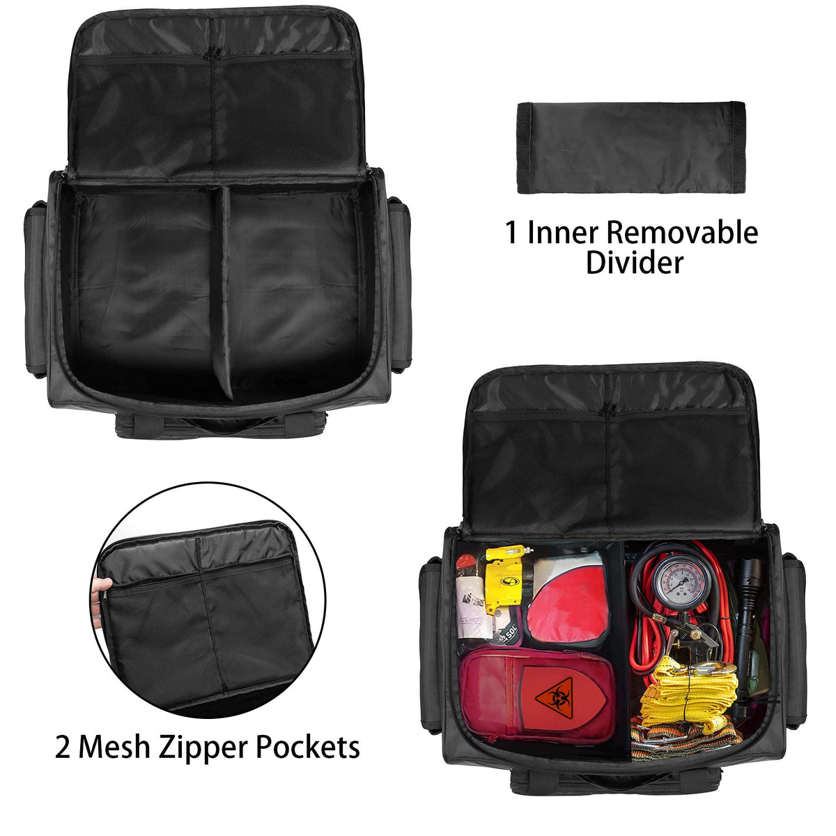 samdew side pocket with flap keeping small items secure and accessible benefit