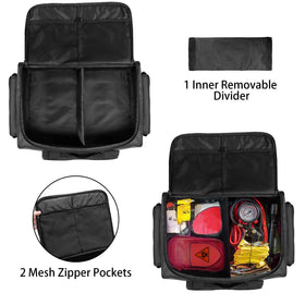 samdew side pocket with flap keeping small items secure and accessible benefit