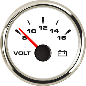 SAMDO front face voltmeter showing dial and backlight for clear readings
