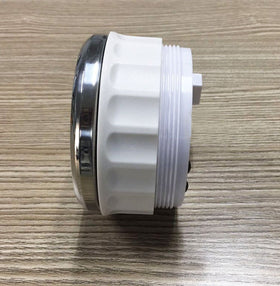 SAMDO illuminated in blue backlight for improved nighttime visibility benefit
