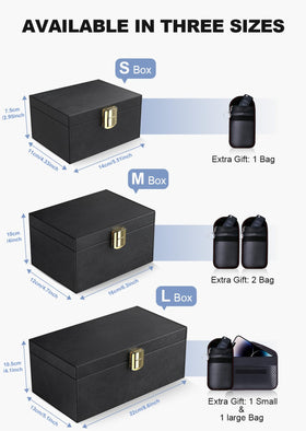 Samfolk multiple car keys inside box demonstrating organized capacity
