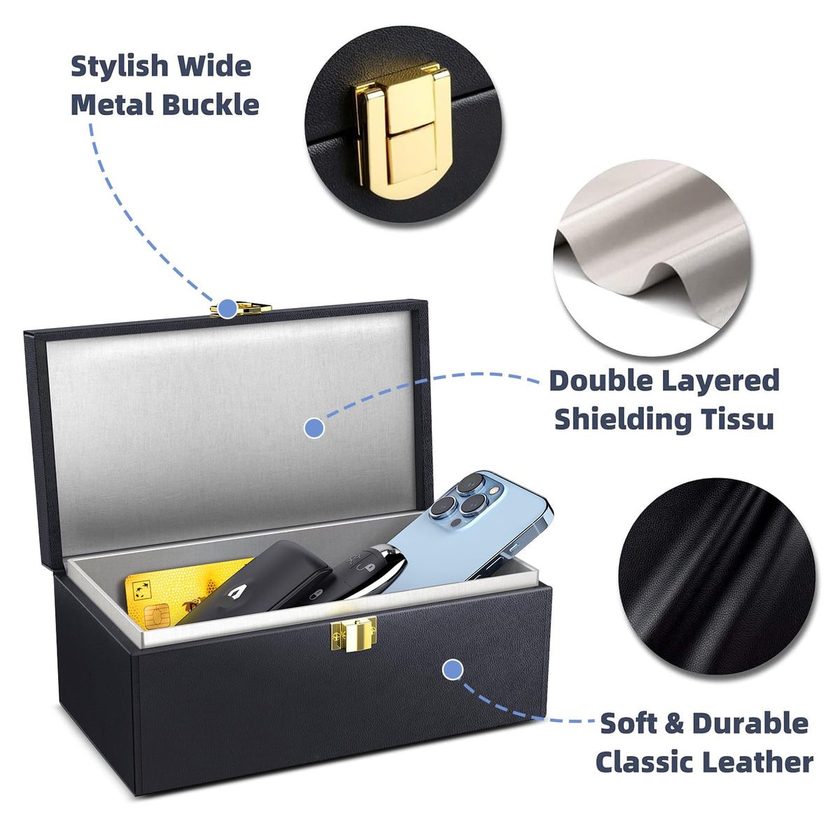Samfolk pouch with keychain hook for easy carry and protection