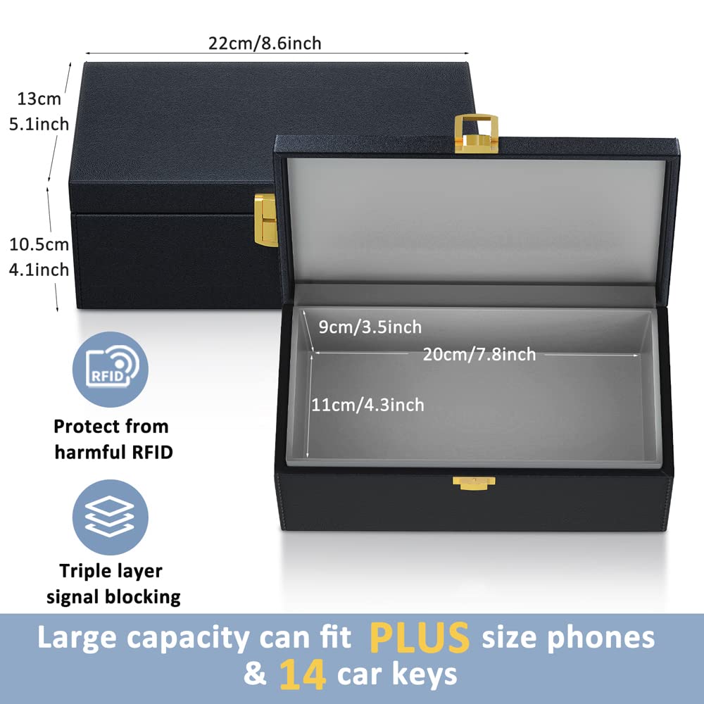 Samfolk next to smartphone for scale showing phone compatibility