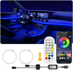 SAMGCHI front packaging of USB LED strip showing kit contents and benefits