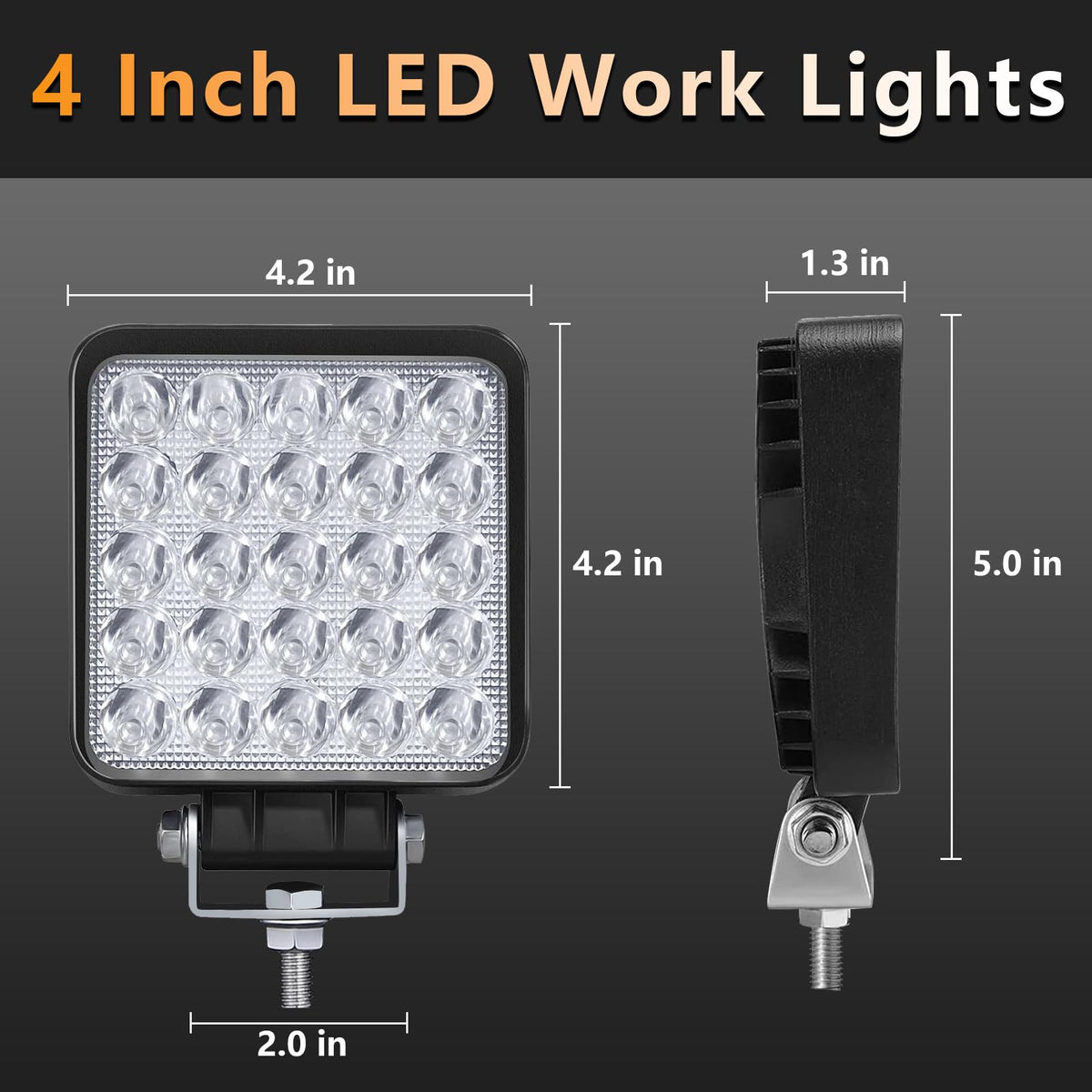SAN YOUNG close-up of LED array and lens delivering uniform glare-controlled beam