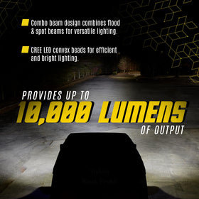 SAN YOUNG LED pods on roll cage providing targeted trail illumination