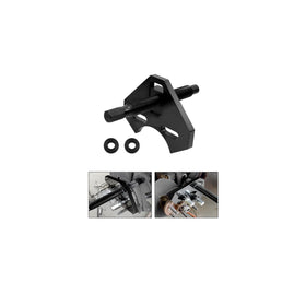 Sandfren hub remover front view showing plate and hardware for safer hub removal