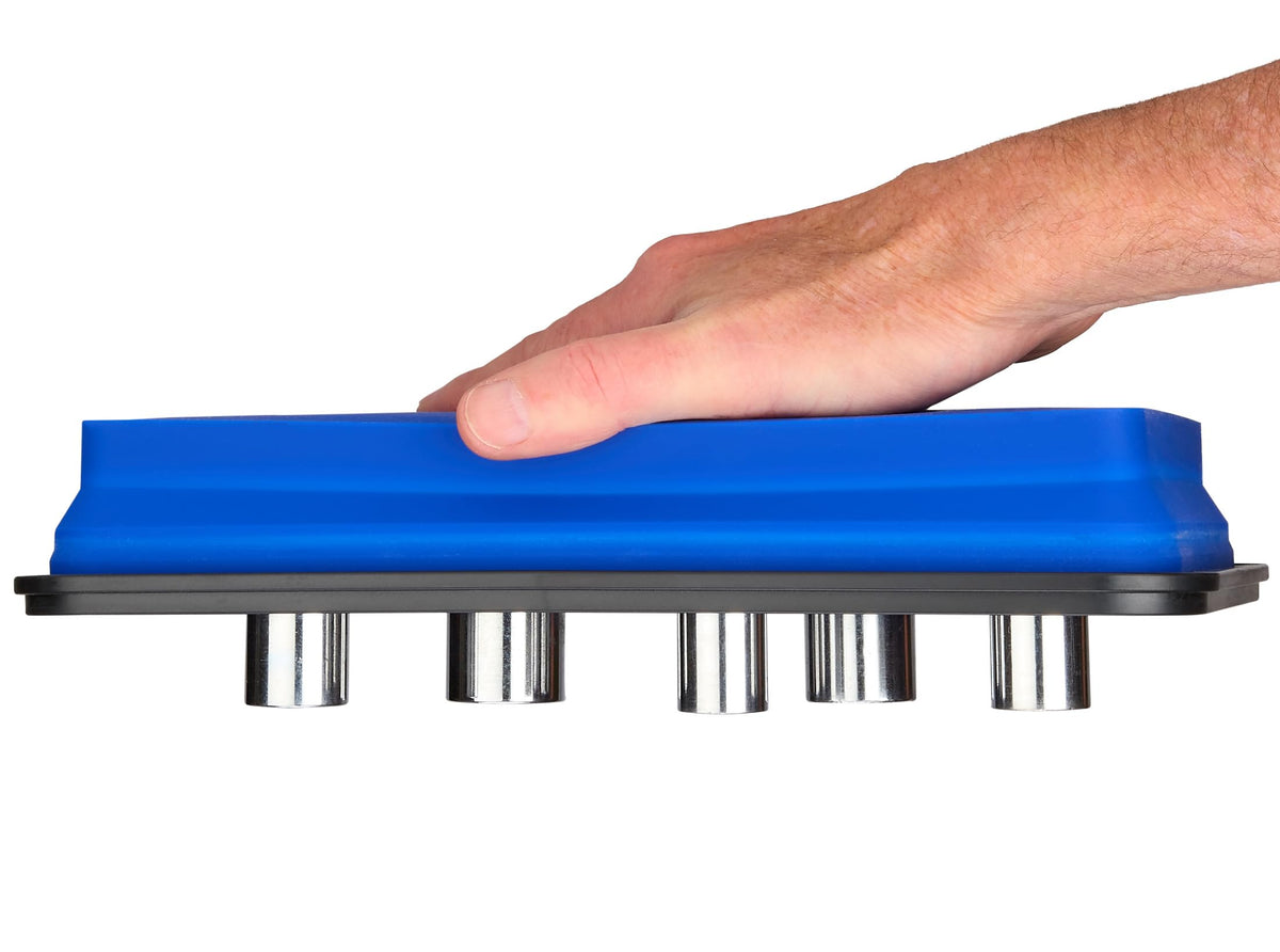 SANDOR small tray collapsed to slim profile for easy toolbox storage