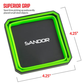 SANDOR silicone texture close-up showing durable material for long-lasting use