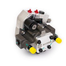 S&S Diesel Motorsport close-up of pump head highlighting durable components and build quality